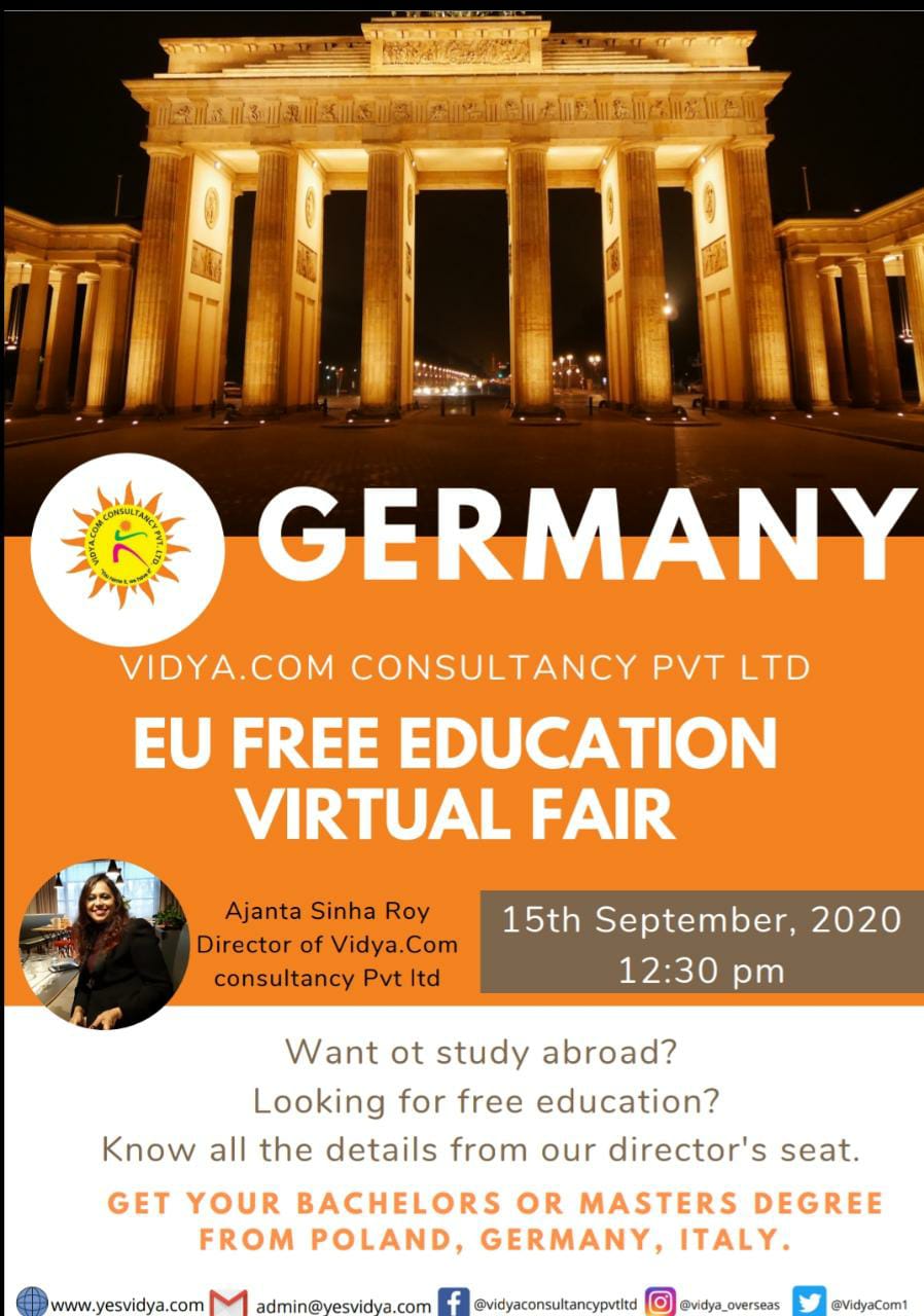 Webinar For Free education in Germany